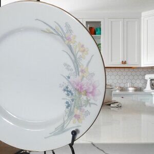 JAM2 by Jamestown Salad Plate - Pink&Yellow Floral  1970's